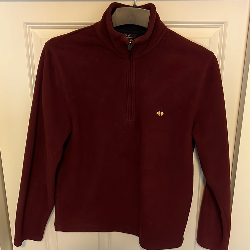 Brooks Brothers fleece 1/4 zip size small